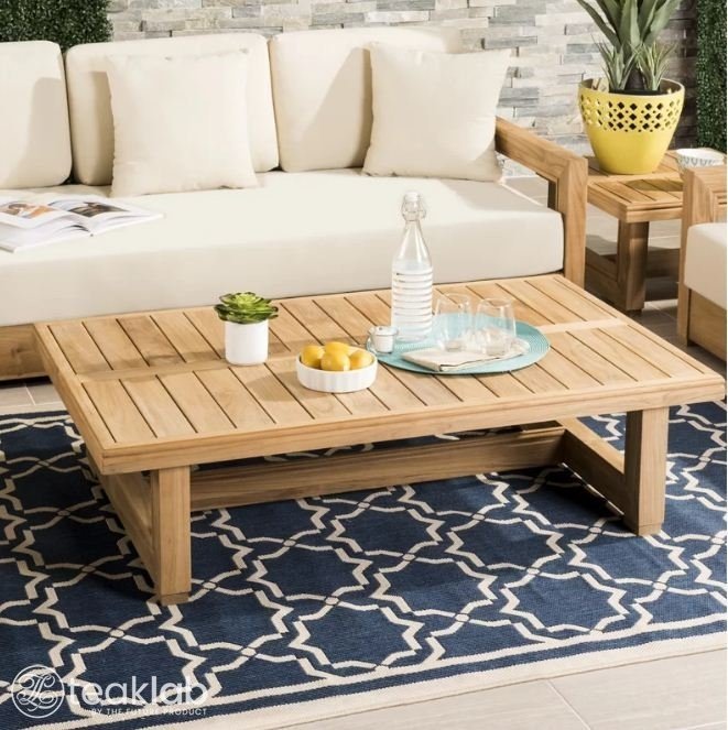 1-29.jpg Teak Coffee and Side Table Set - Image 1