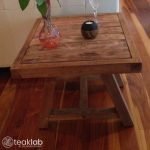 Recycled Teak End Table