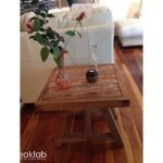 Recycled Teak End Table - Image 3