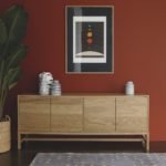 Teak Lab 4 Door Sideboard With Concealed Drawer