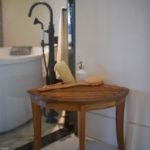 Casual Spa Teak Corner Stool