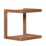 Teak Sofa Side Table - Image 2