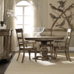 Teak Wood Round Table 6 Seater