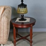 Teak Wood Oval Coffee Table