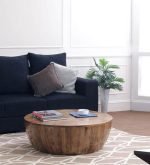 Drum Coffee Table in Natural Finish