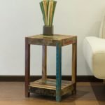 End Table in Blue Finish