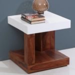 End Table in Light Teak Finish by Teaklab