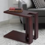 End Table in Dark Brown Finish by Teaklab