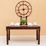 Teak Wood Six Seater Dining Table