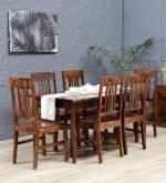 Teak Wood Six Seater Dining Set