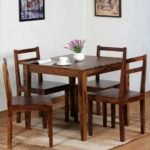 Teak Wood Four Seater Dining Set