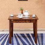 Teak Wood Four Seater Dining Table