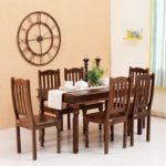 Teak Wood Six Seater Dining Set