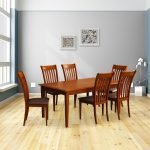 Teak wood Six Seater Dining Set