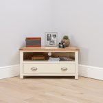 Teak Corner TV Unit