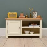 Teak Small TV Unit