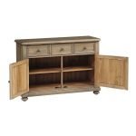 Small Sideboard With 2 Doors 3 Drawers Cabinet - Image 3