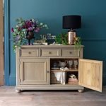 Small Sideboard With 2 Doors 3 Drawers Cabinet - Image 7