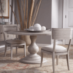 Teak Wood Round Dining Table
