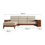 Teak Sectional Sofa Set - Image 7