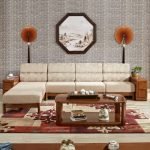 Teak Wood Sectional Sofa Set - Image 2