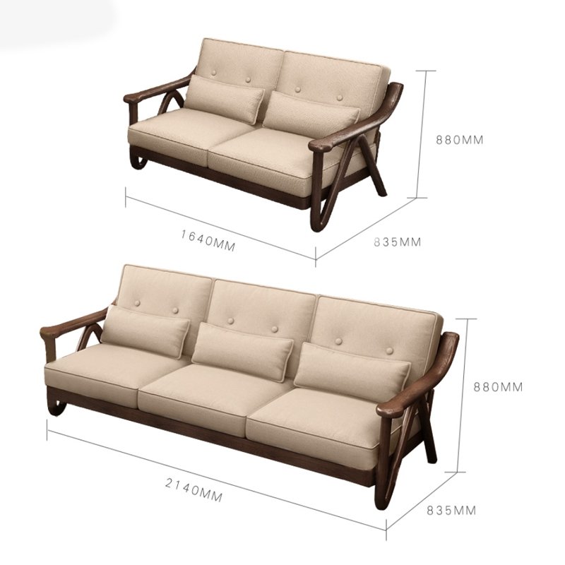 Teak Wood Sofa Set Teaklab, Wooden Sofa Set Designs With Measurements