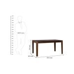 Teak wood 6 Seater Dining Table - Image 3