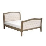 Teak Wood Buttoned 6 ft. Bed - Image 4