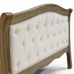 Teak Wood Buttoned 6 ft. Bed - Image 5