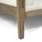 Teak Wood Buttoned 6 ft. Bed - Image 6