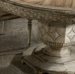 Teak Wood Carved Dining Table 4 seater - Image 4
