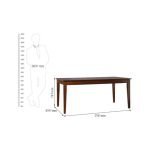 Teak wood Six Seater Dining Set - Image 3