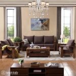 Teak Wood Sofa Set - Image 4