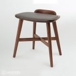 Designer Teak Wood Mountain Dressing Table Stool