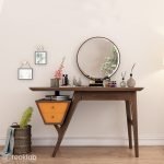 Compact Design Dressing Table with chair - Image 2