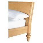 Teak King size Bed With Turned Feet - Image 7
