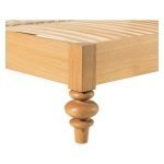 Teak King size Bed With Turned Feet - Image 8