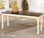 Teak Large Dining Room Bench - Image 3