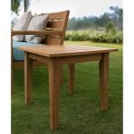Casual Teak Side Table - Image 3