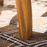 3-piece Teak Wood Rocking Chair Chat Set - Image 2