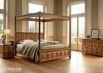 Supreme TeakLab Teak Wood Poster Bed - Image 4