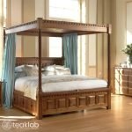Supreme TeakLab Teak Wood Poster Bed