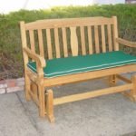 Teak Glider Bench