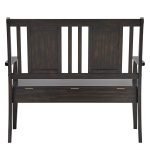 Teak Wood Storage Bench - Image 3