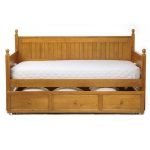 Teak Daybed with Roll-Out Trundle Drawer - Image 3