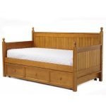 Teak Daybed with Roll-Out Trundle Drawer - Image 4