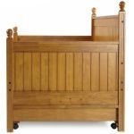 Teak Daybed with Roll-Out Trundle Drawer - Image 2