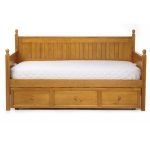 Teak Daybed with Roll-Out Trundle Drawer - Image 5