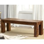 Farmhouse Style Teak Kitchen Dining Bench - Image 4