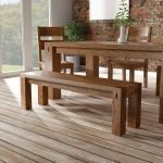 Farmhouse Style Teak Kitchen Dining Bench